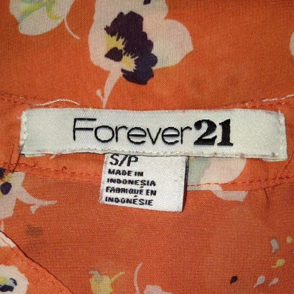 Forever 21 Flower Print Dress (Small) - Picture 2 of 2